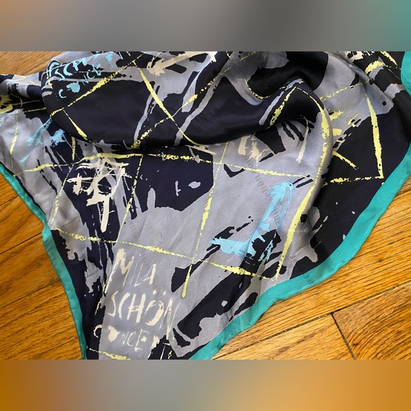 Mila Schon Concepts Large Silk Scarf - Picture 6 of 6